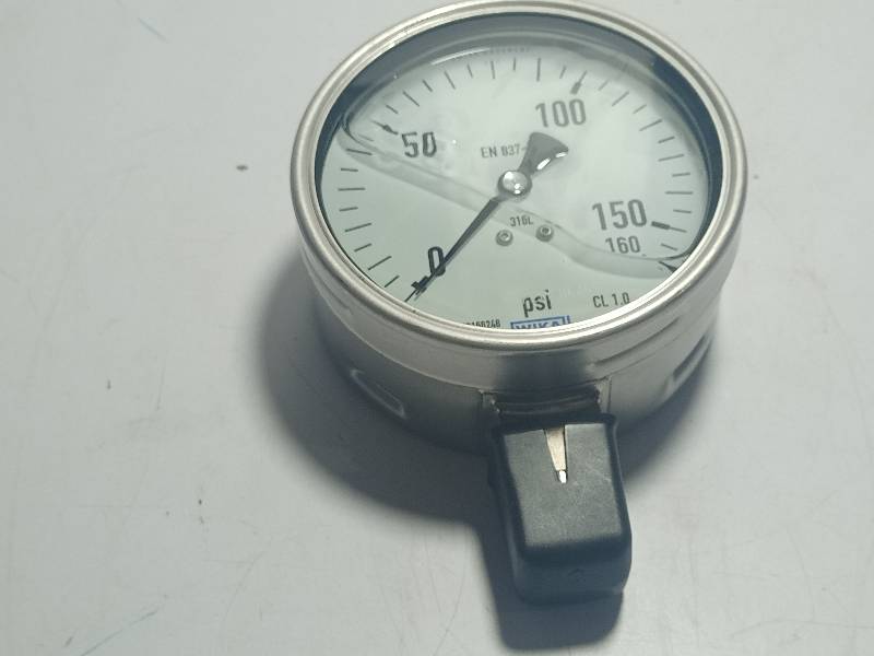 Wika 8970166248 Pressure Gauge / EN 837-1 / CL1.0 / Psi 0-160 Bar