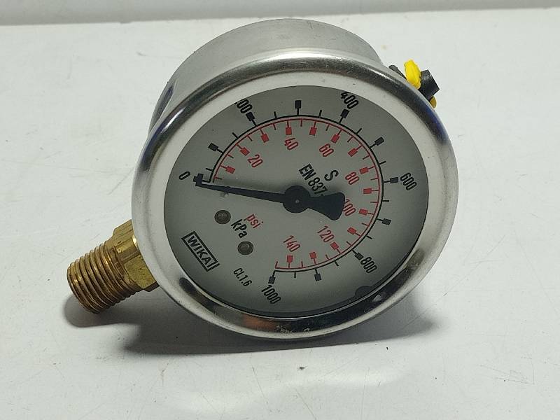 Wika Cl.1.6 Pressure Gauge / KPa / 0-150Psi / EN837-1