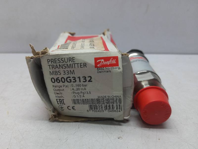 Danfoss 060G3132  Pressure Transmitter  Range: 0…160 bar