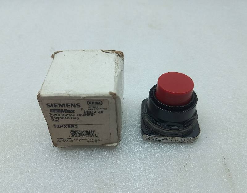 Siemens 52PX8B2  Push Button Operator Extended Cap Red