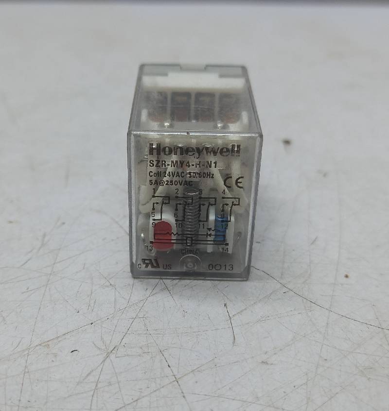 Honeywell SZR-MY4-H-N1  Magnetic Relay  24 VAC (RoHs)