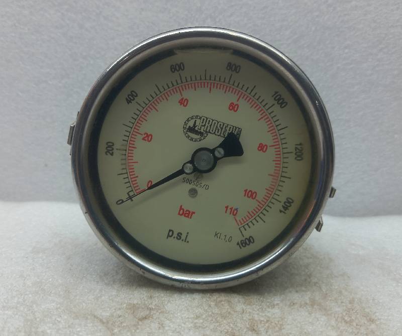 Proserv 500505/D  Pressure Gauges  0-110bar  0-1600 p.s.i