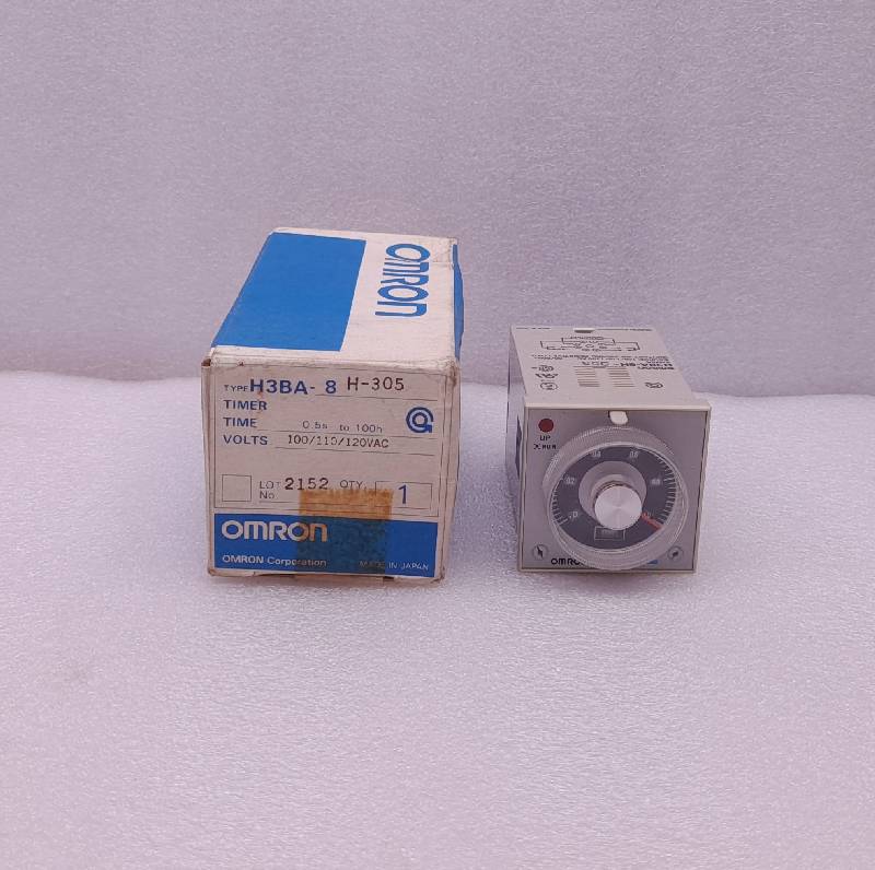 Omron H3BA-8 H-305  Solid-State Timer  0.5s to 100h