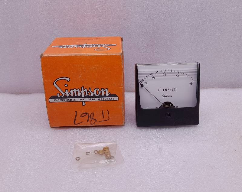 Simpson 1357 Meter 0-15 AC Amperes