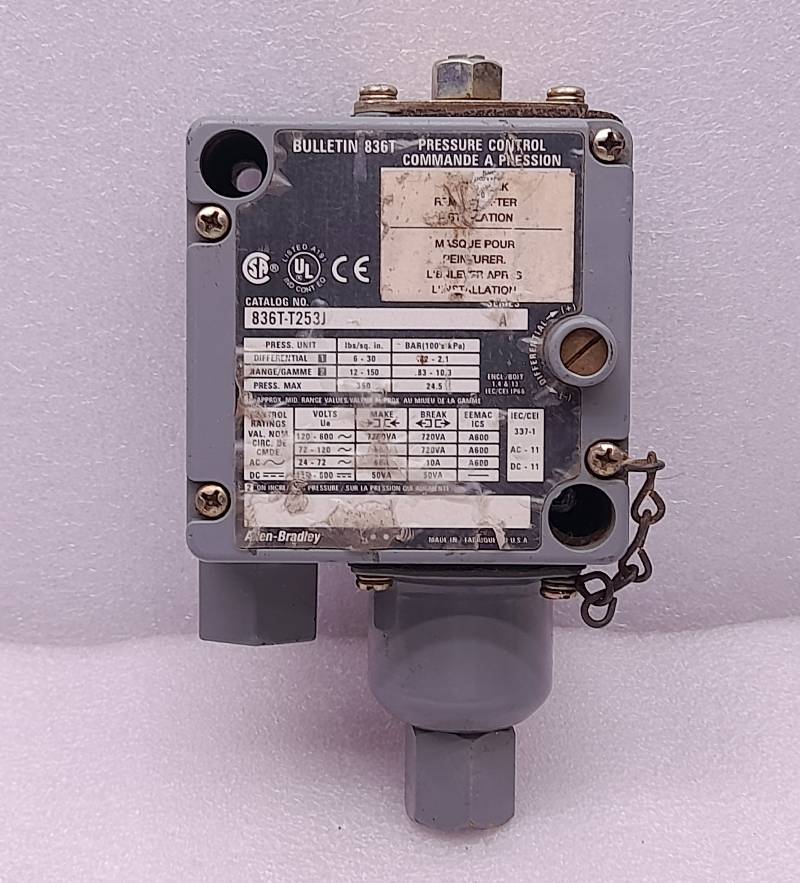 Allen-Bradley 836T-T253J  Pressure Control