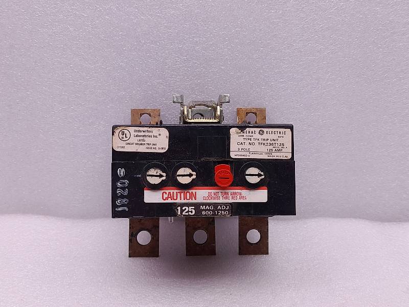 General Electric TFK236T125  Electric Circuit Breaker  3POLE  40C 125AMP