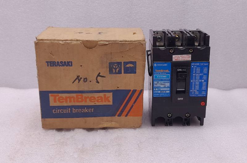 Terasaki XS50NS  Circuit Breaker  AC600V DC250V  3POLE  20A AC220V