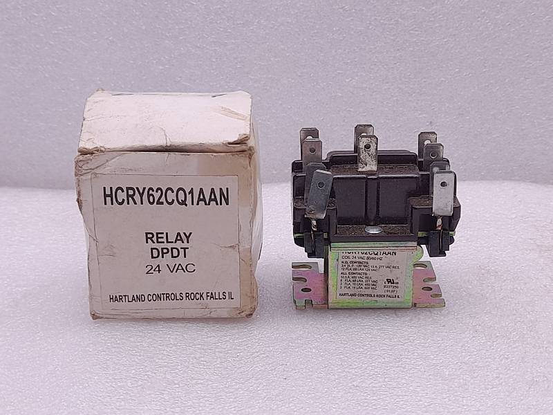 Hartland Controls HCRY62Q1AAN  Relay DPDT  24VAC