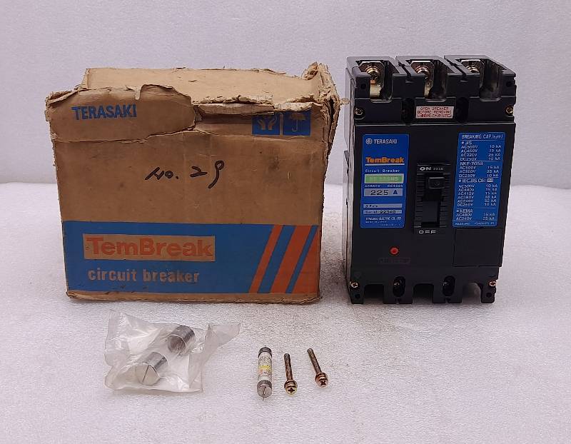 Terasaki XE225NS  Circuit Breaker  225A  AC600V DC250V