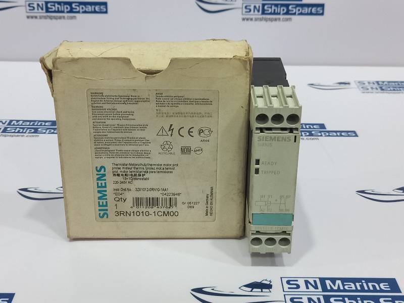 Siemens 3RN1010-1CM00 Thermistor Motor Protection Relay 220-240Vac