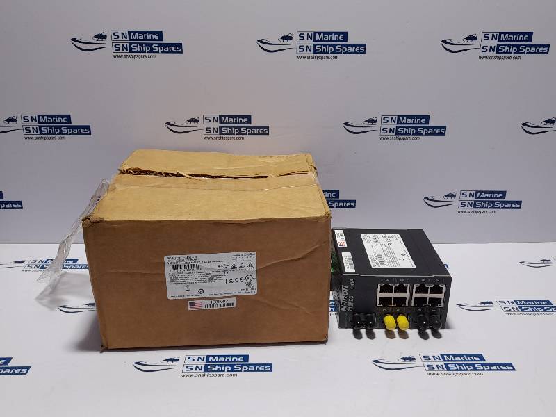 Red Lion N-Tron 711FX3-ST Managed Industrial Ethernet Switch 10-49VDC 1.15A