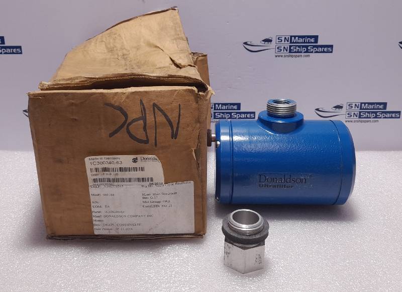 Donaldson UFM-P Condensate Drain 300340-63 Working Pressure 11.6-232 PSI