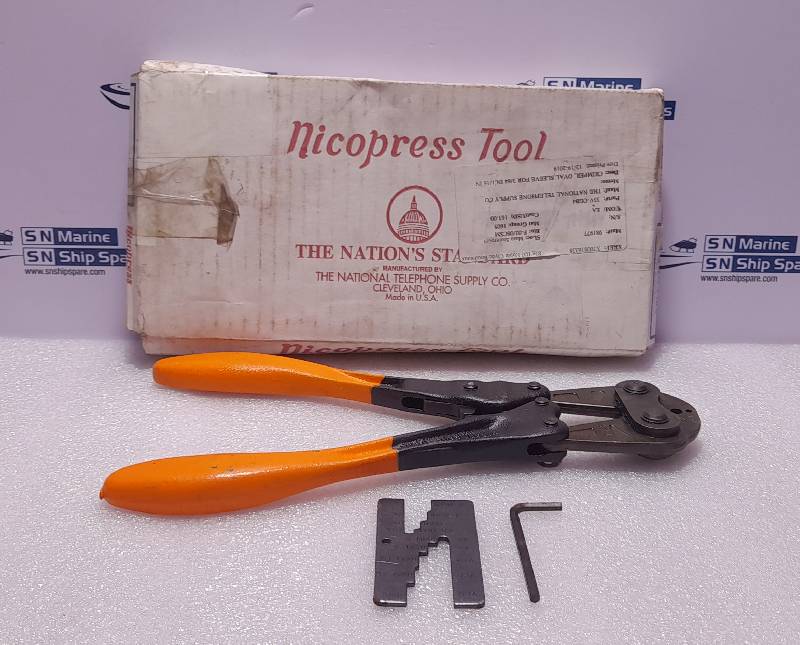 The National Telephone Supply Nicopress Tool 33V-CGB4 Oval Sleeve Crimper 33VCGB4