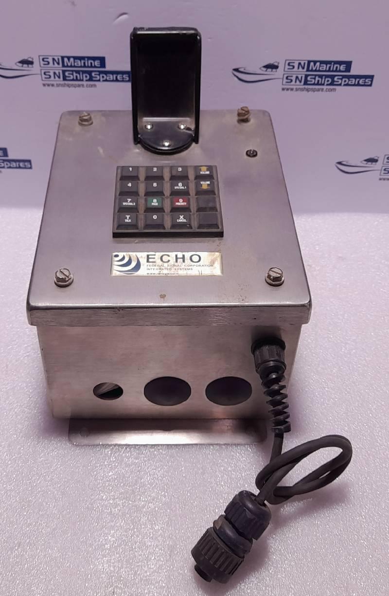 Federal Signal ECHO E2-SM Intercom Station 8601125AXX Telephone Instruments Assembly Feature