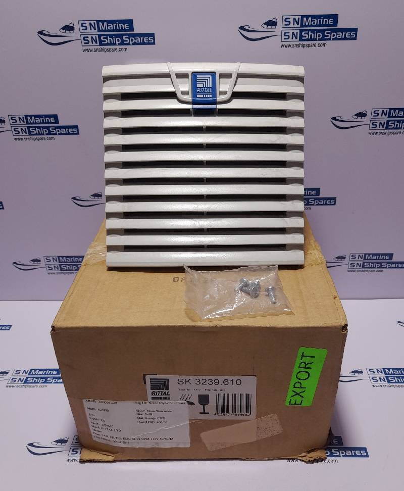 Rittal SK 3239.610 Fan And Filter Unit 115V 50/60Hz 1~ 0.24/0.22A 19/18W