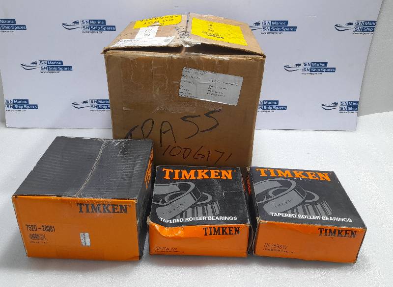 Timken Tapered Roller Bearing 752D-20081 Cup With 2PC NA759SW ConeNOV 20218531