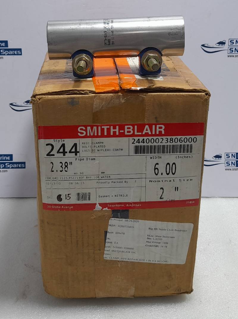 Smith Blair 245-00013206-000 Repair Pipe Clamp Range 1.32 33-34mm 24500013206000