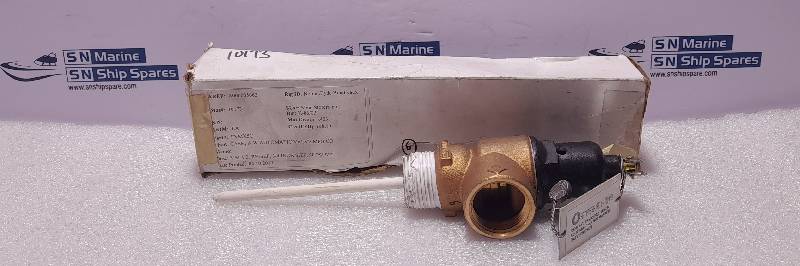 Cash ACME FVMX-5C Ser 4 Relief Valve Size 1In Thermostat Extension 5In Set 150 PSI 210?F