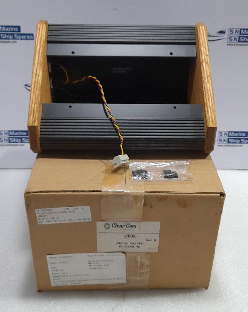 Clear Com V-BOX Wedge Shaped Enclosure 250934Z Rev C HM Electronics VBOX