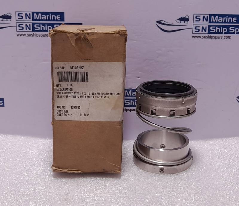 John Crane M151662 Seal Assembly Type 1 Size 2.125 In