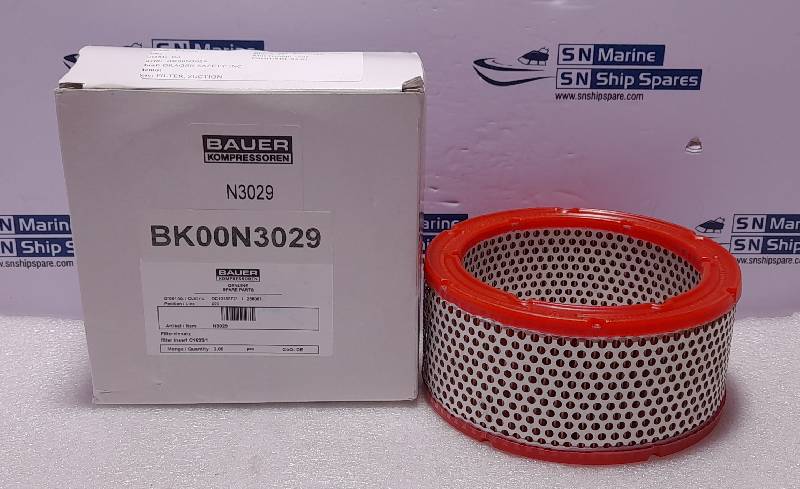 Bauer N3029 Suction Filter Drager Safety BK00N3029