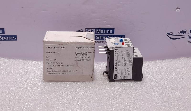 IMO MCOR-1-11 Thermal Overload Relay 8-11A / YD 14-19A Axiom ELEC0143