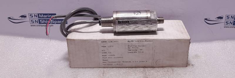 Barksdale 425X-15 Pressure Transducer NOV 4520256Range 0-5000 PSIG