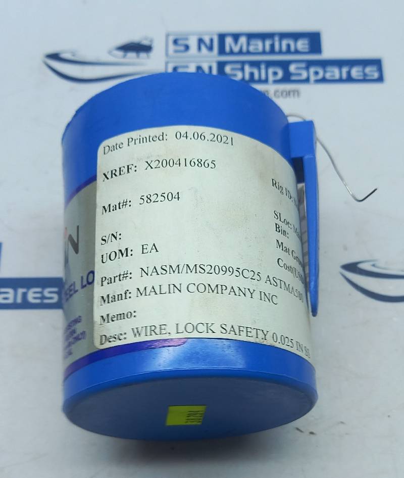 Malin MS20995-C Safety Lock Wire 0.025 IN SS MS20995C25