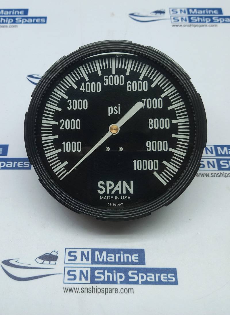 Span 05-4014-T Pressure Gauge 0-10000Psi NOV 20028592+20