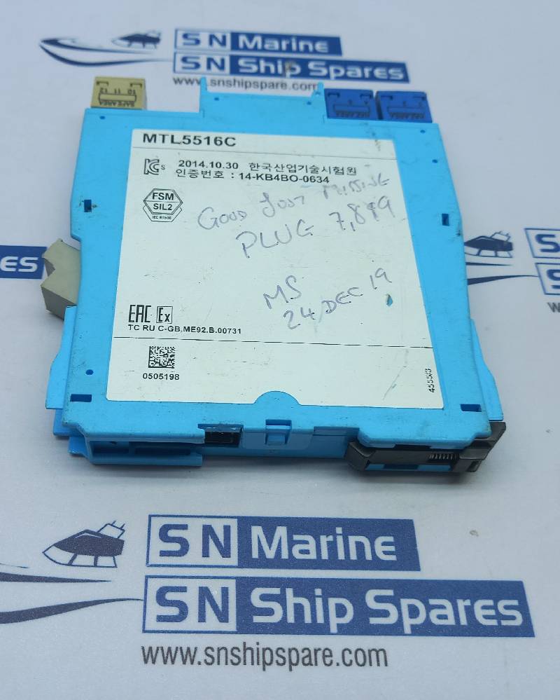  Eaton MTL5516C 2ch Switch/Proximity Detector Interface Crouse-Hinds