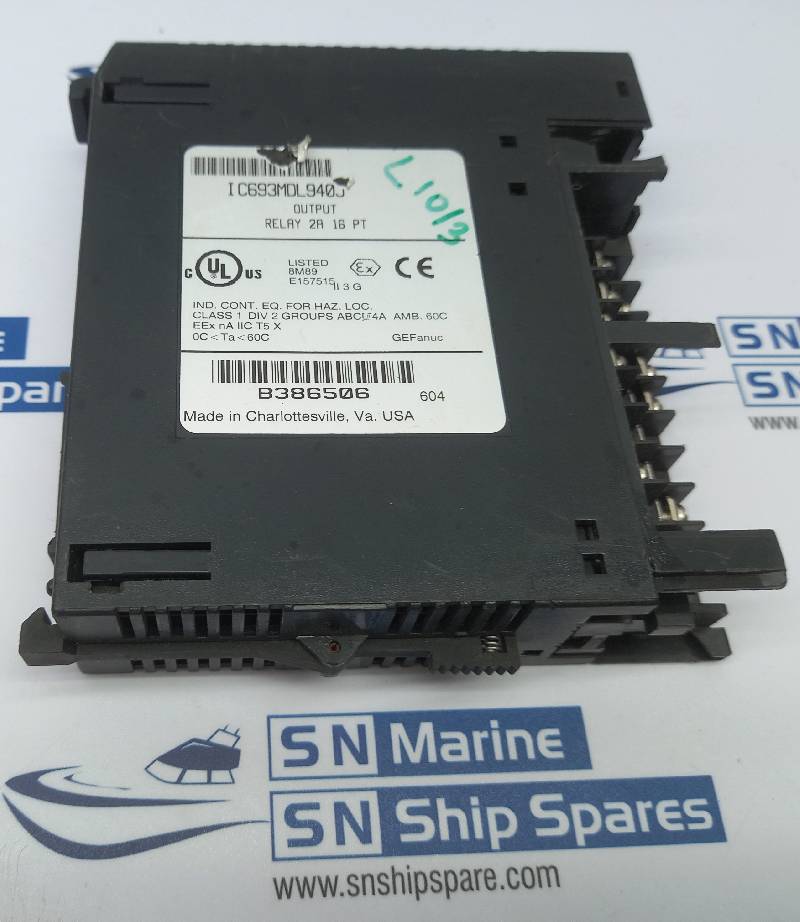 GE Fanuc IC693MDL940J Relay Output Module 2A 16PT