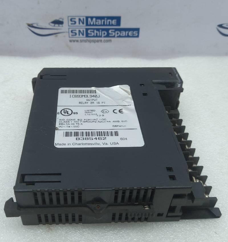 GE Fanuc IC693MDL940 PLC Module Output Relay 2A 16PT