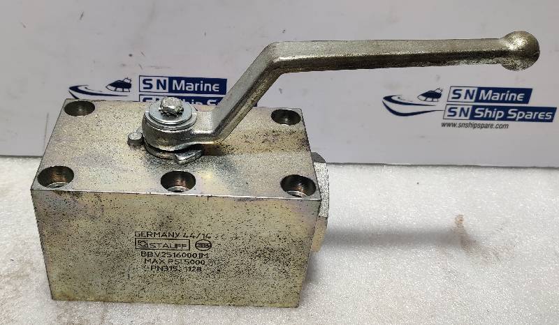 Stauff BBV25160001M High Pressure Ball Valve Max 5000Psi