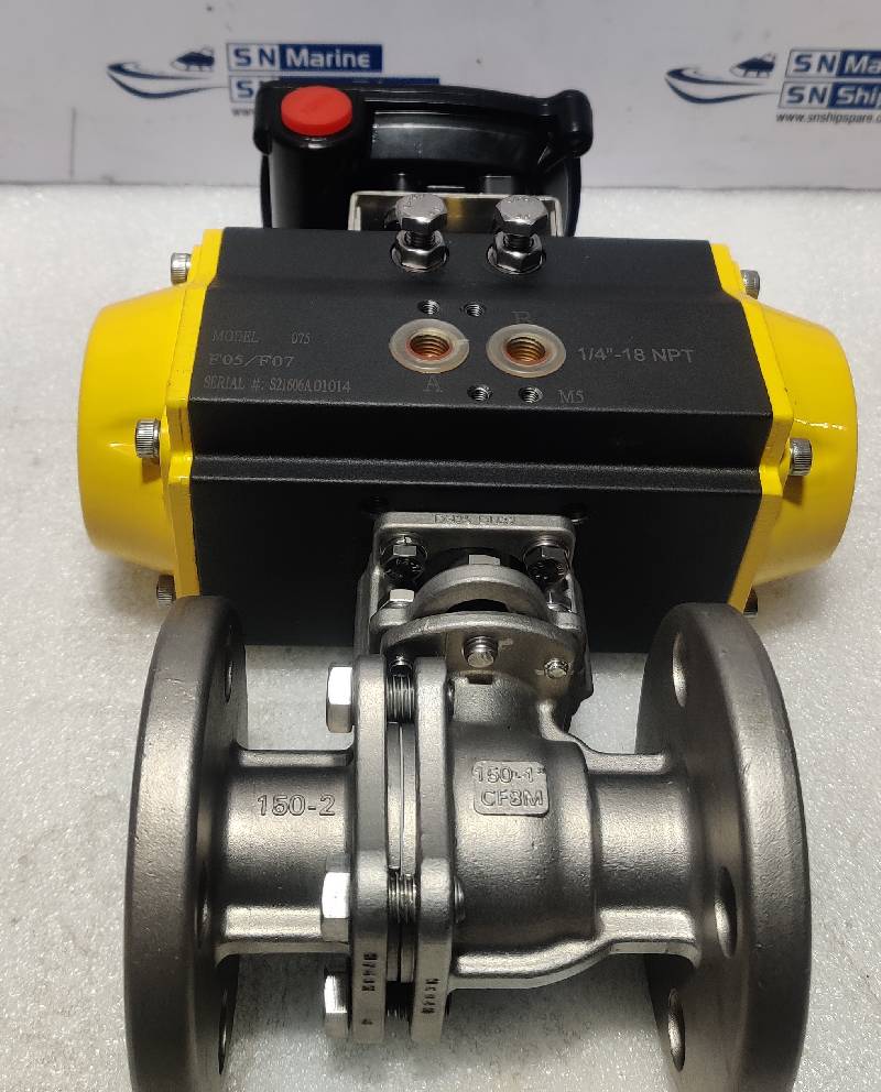 Alltorque DFS075-DA/SR Actuator With Limit Switch Box APL-210N And 150-1”CF8M Ball Valve