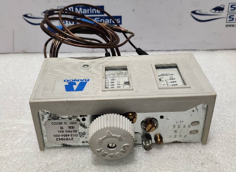 Ranco 2193942 Dual Pressure Control Assembly 450Psig Max. O12-4854-000 Diefield