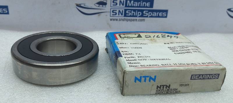 NTN Bearing 6307C3 Ball Bearing 35MM Bore X 80MM Single