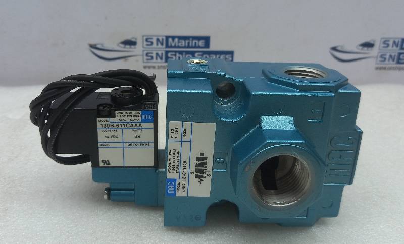 MAC 56C-13-611CA Solenoid Valve 25 TO 150 Psi With MAC 130B-611CAAA