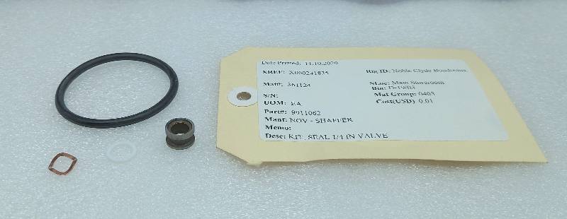 NOV 9911062 Valve Seal Kit 1/4IN