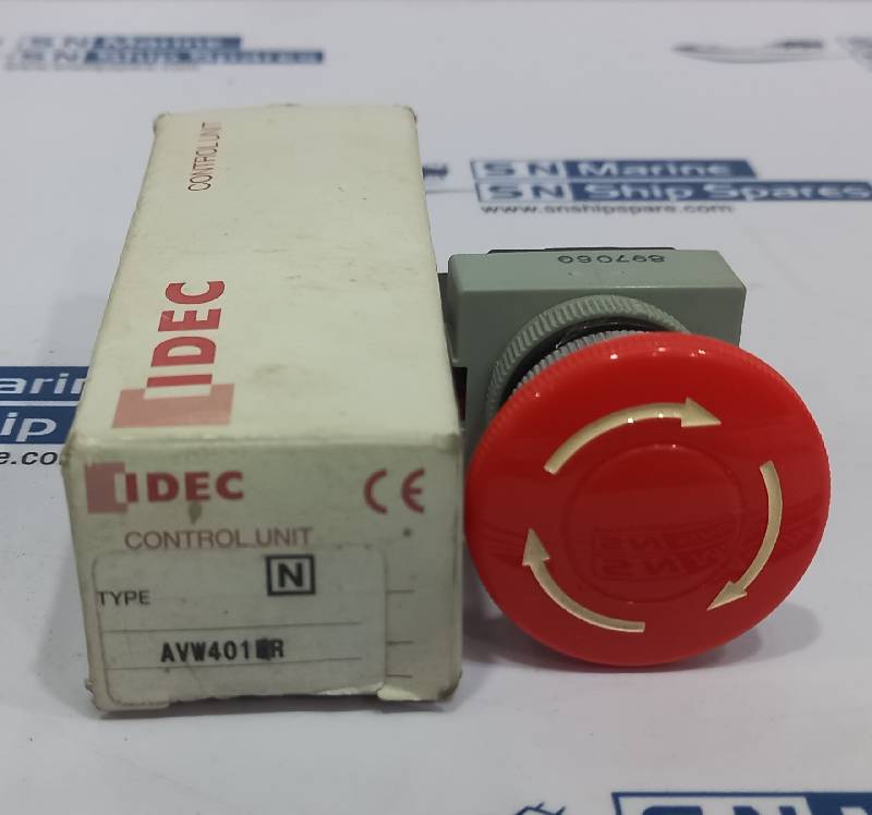 Idec AVW401R Emergency Stop Button Switch