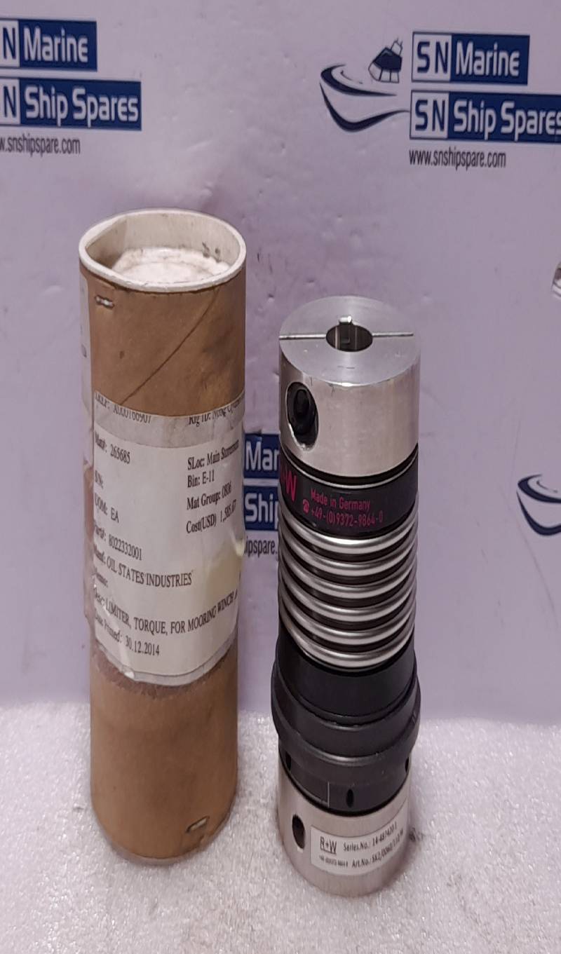 R+W SK2/0060/112/W Oil States 8022332001 Torque Limiter For Mooring Winch