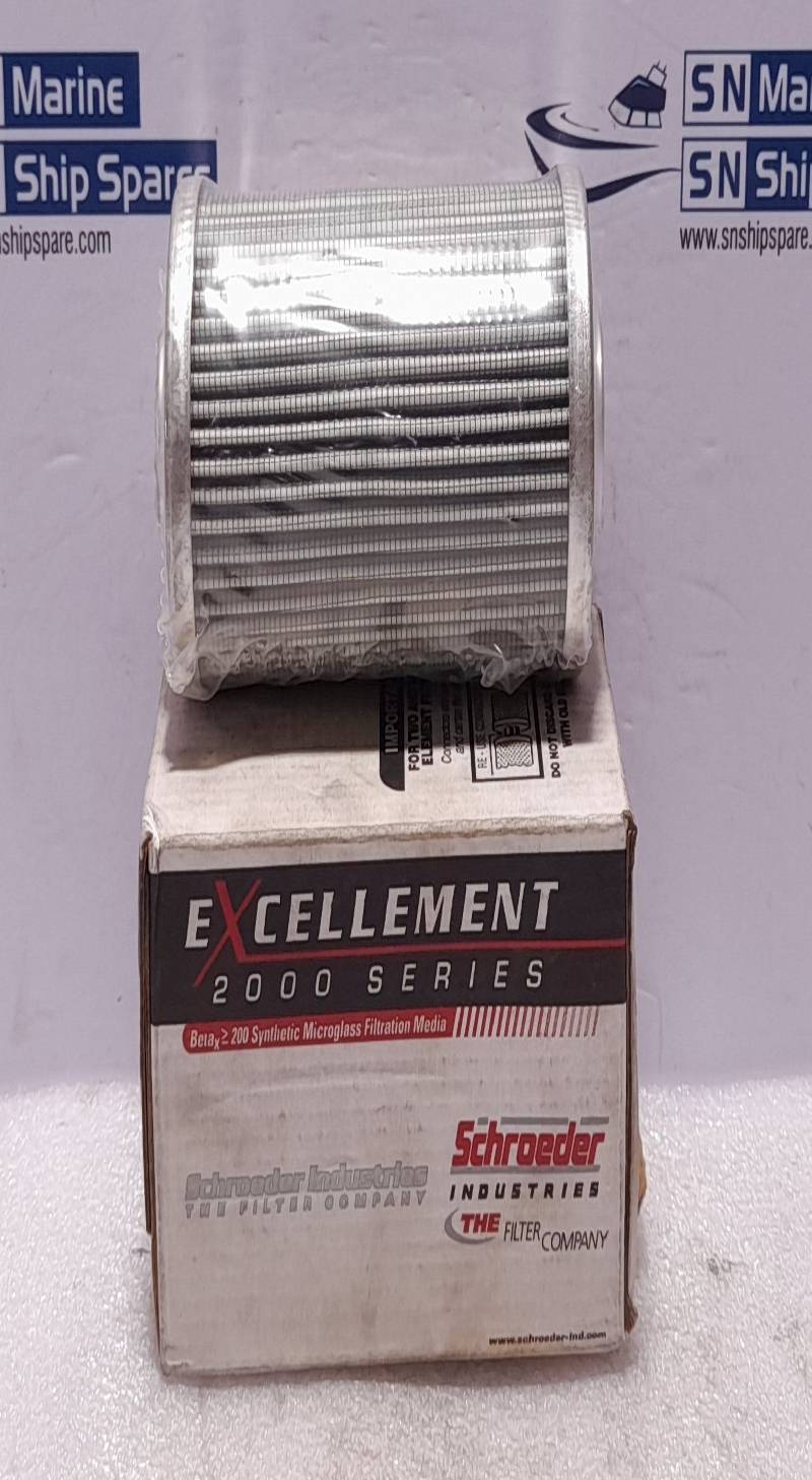 Schroeder Excellement 2000 Series AZ10 NOV 7030A091 Filter Element High Pressure 