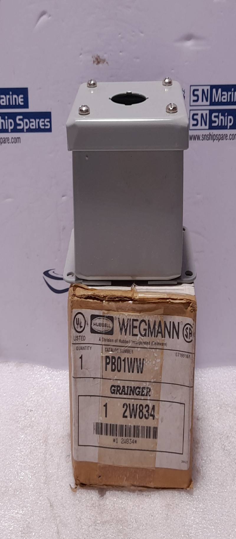 Hubbell Wiegmann PB01WW Oiltight Pushbutton Enclosure Grainger 2W834
