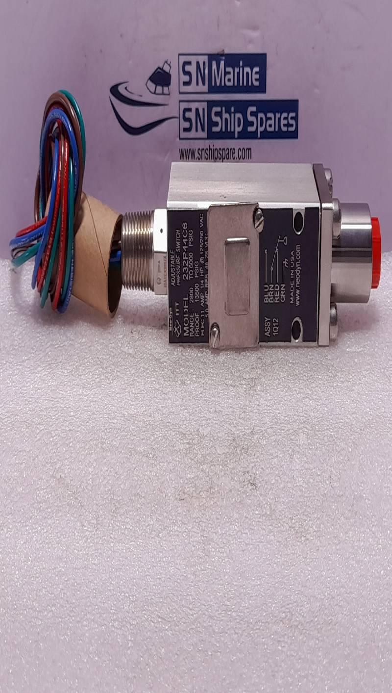 ITT Neo Dyn 232P44C6 Adjustable Pressure Switch Range 2800 To 6000 PSIG