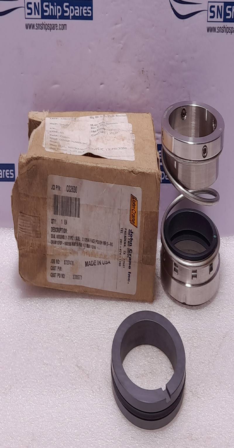 John Crane C02630 Seal Assembly Type 1 Size 2.125In Type JC 1 X1F501XO581