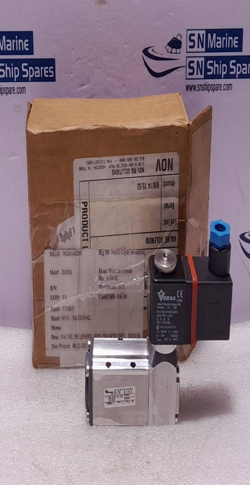 Versa KSG-4332-HC-XISX6-D024 Four-Way Valve EN-3198-22-XISX6-D024 24VDC 1.6W