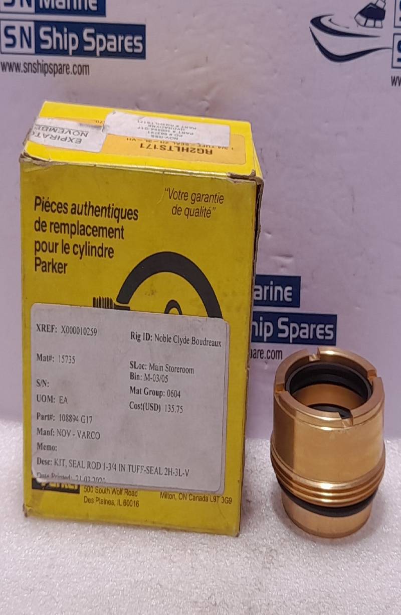 Parker RG2HLTS171 1 ¾ Tuff-Seal 2H-3L-VH NOV 108894 G17 Seal Kit