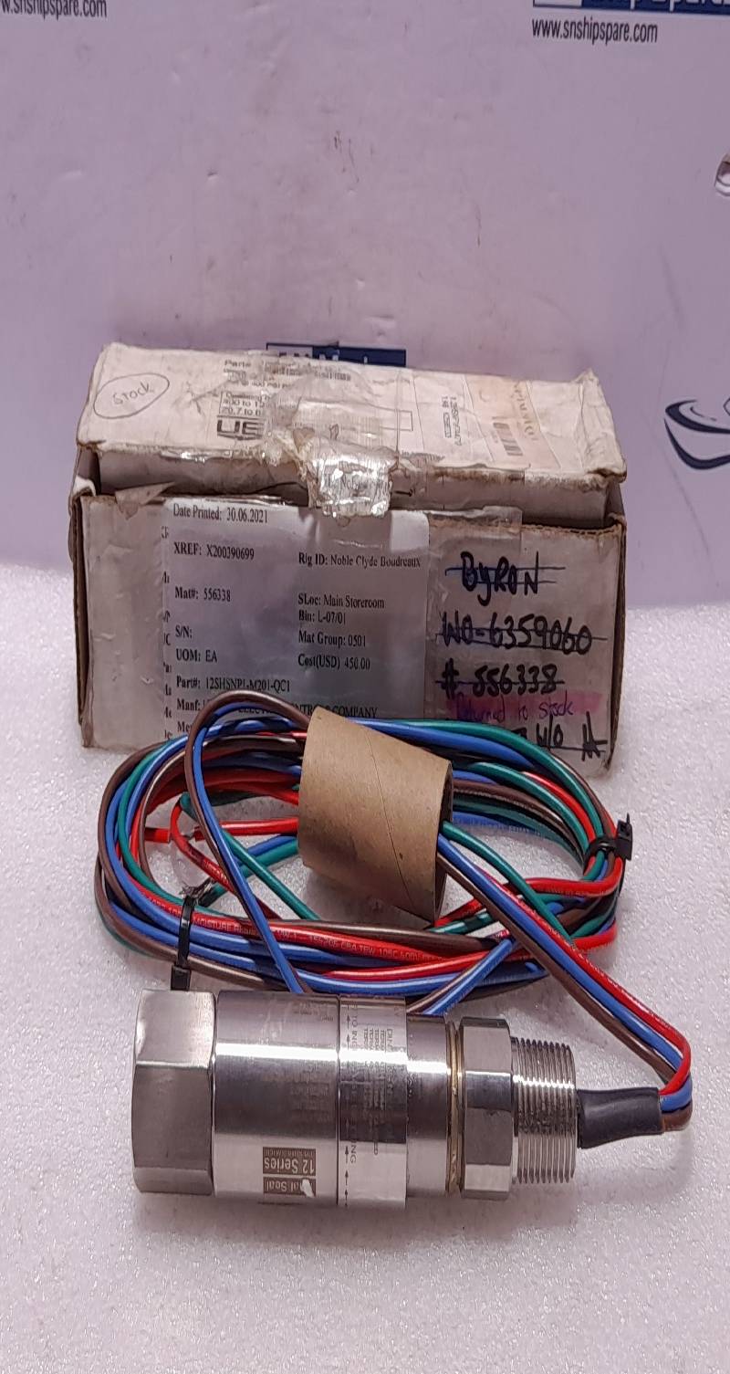 United Electric 12SHSNP1 M201 QC1 Pressure Switch Dual Seal 12 Series 12SHSNP1