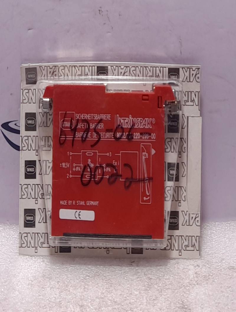 Stahl 9002/77-220-296-00 Safety Barrier Intrinspak NOV 6425060022Zener Barrier