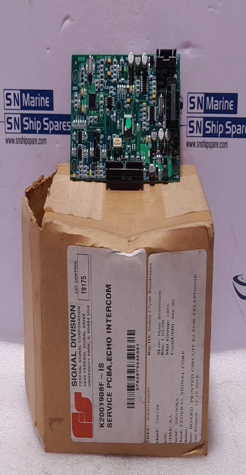 Federal Signal K2001908F-IS Service PCBA Echo Intercom 2001908F-IS 18050-FS-IS 18050F