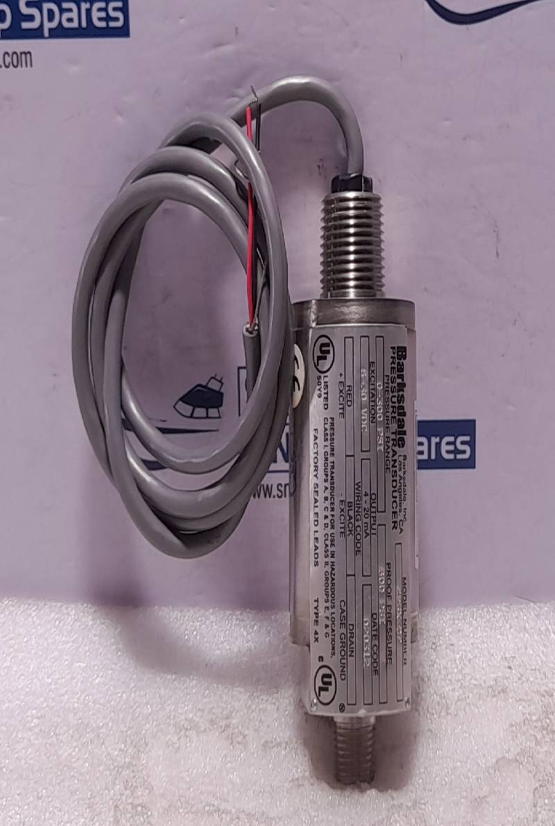 Barksdale 425X-07 Pressure Transducer Range 0-300 PSI Proof 600 PSI NOV 4520253